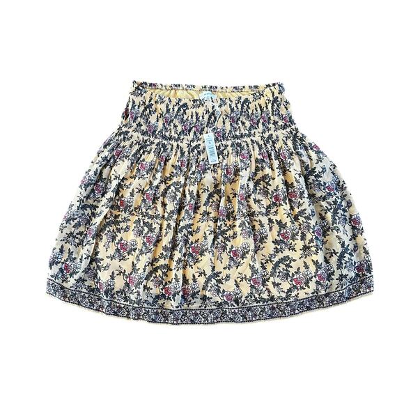 Max Studio Dresses & Skirts - Max Studio Yellow Floral Smocked Mini Skirt NWT | Small